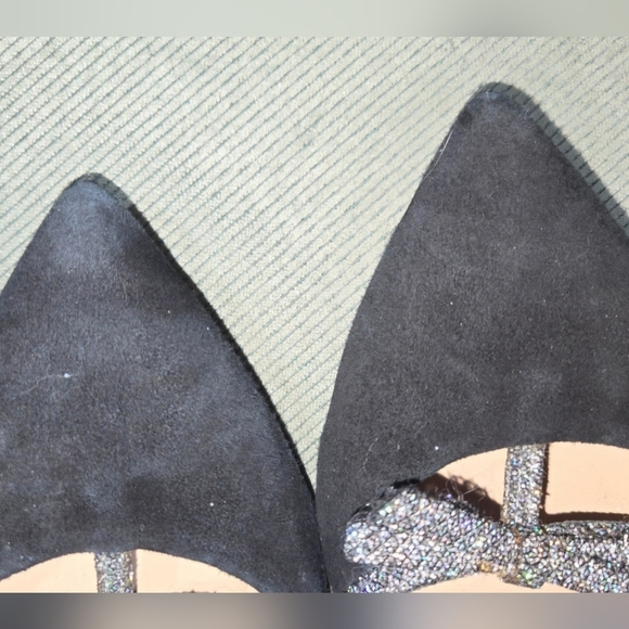 J. Crew size 7 glitter bow flat - Picture 7 of 7